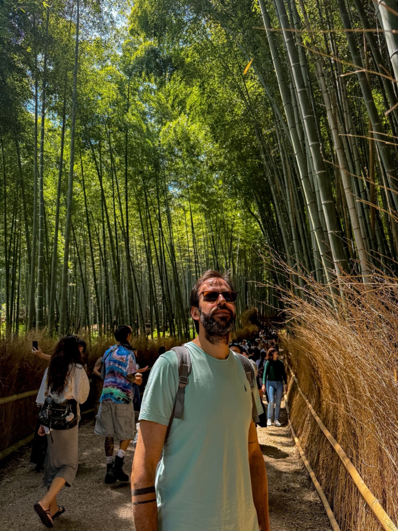 Roberto Rodríguez en Arashiyama
