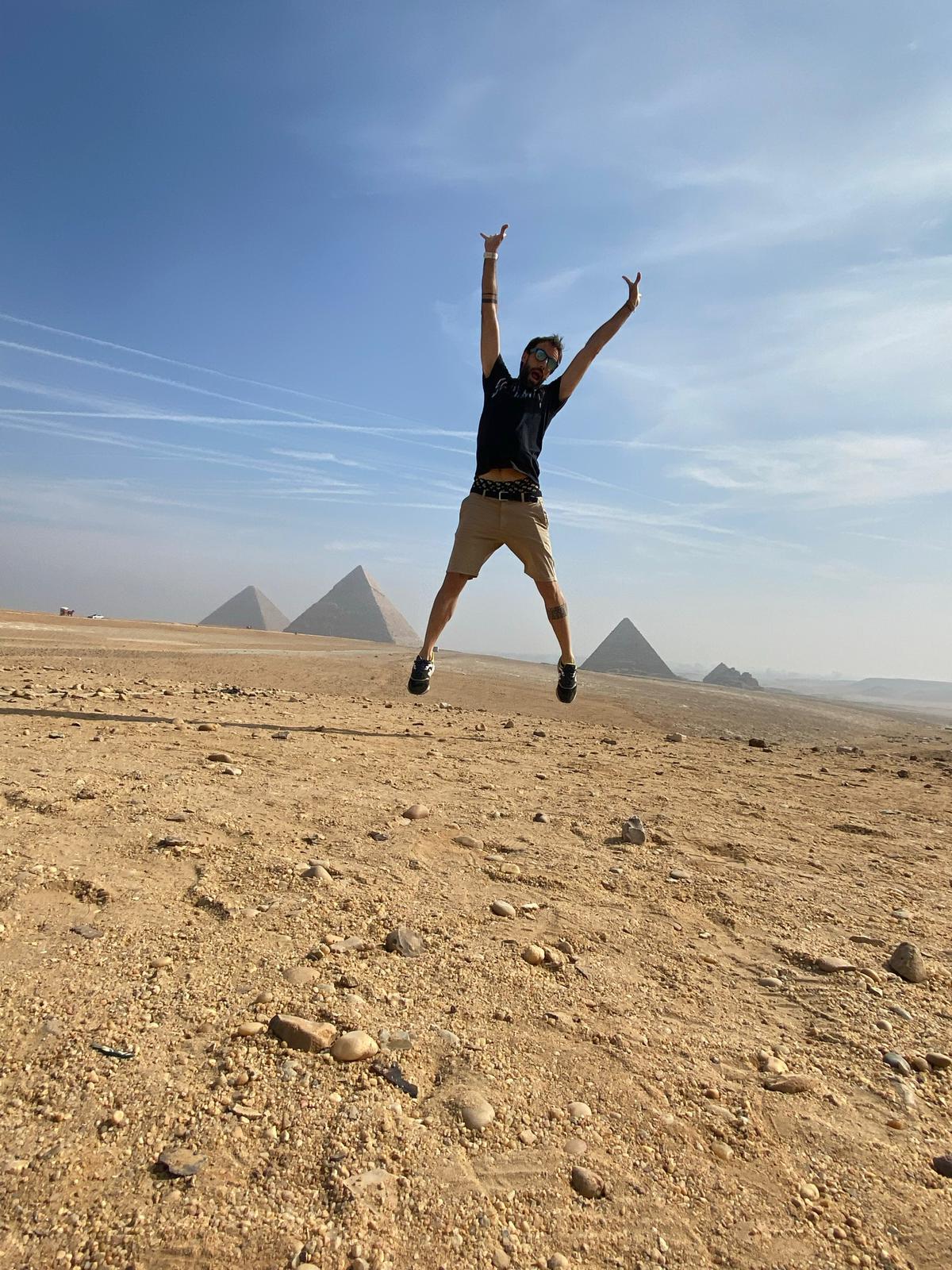 Roberto Rodríguez en Egipto